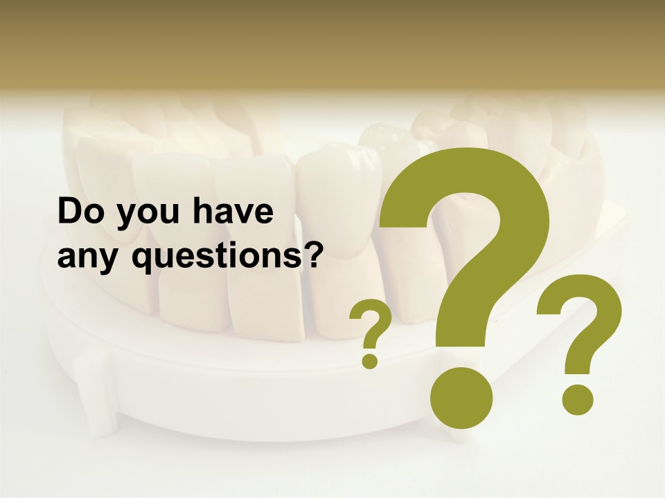 Jaw Denture Medicine PowerPoint Template