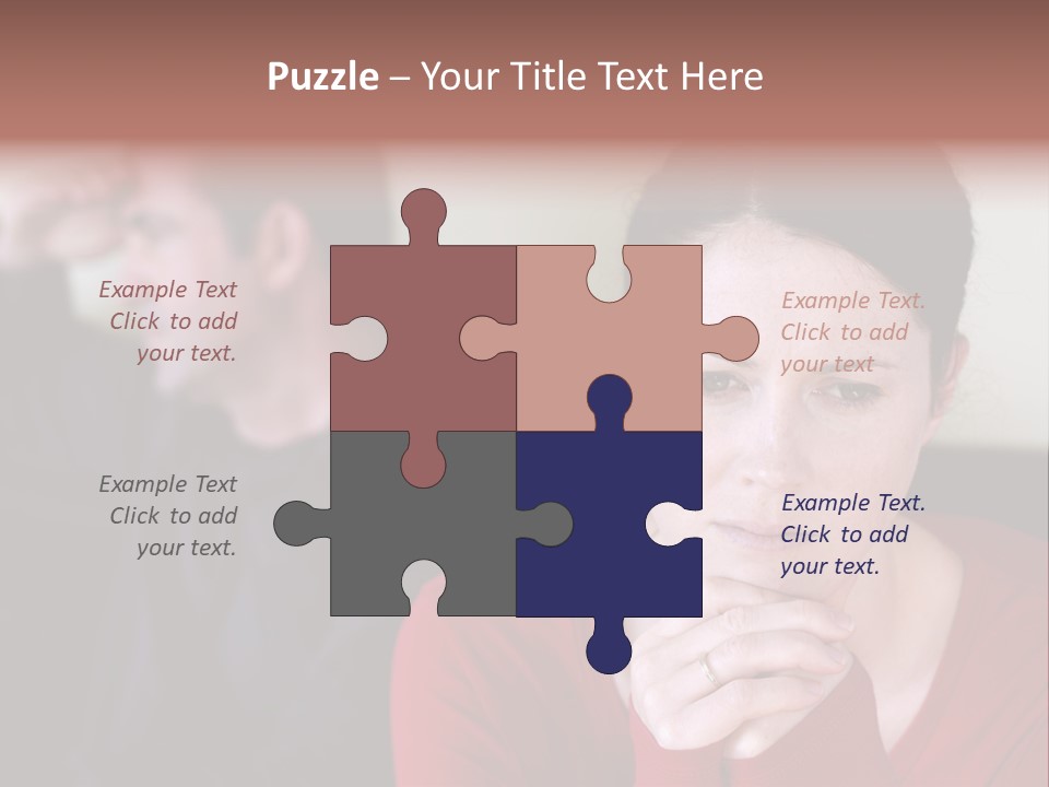 Emotional Home Stress PowerPoint Template