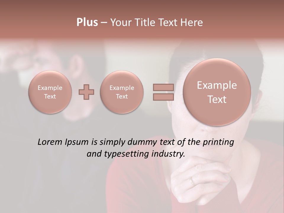 Emotional Home Stress PowerPoint Template