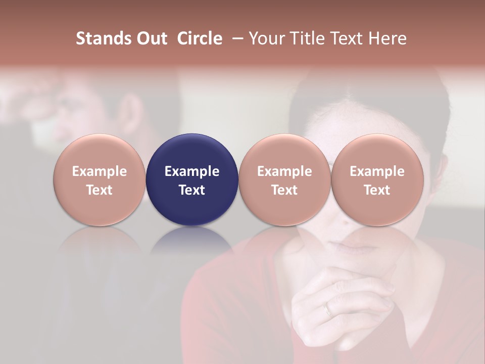 Emotional Home Stress PowerPoint Template