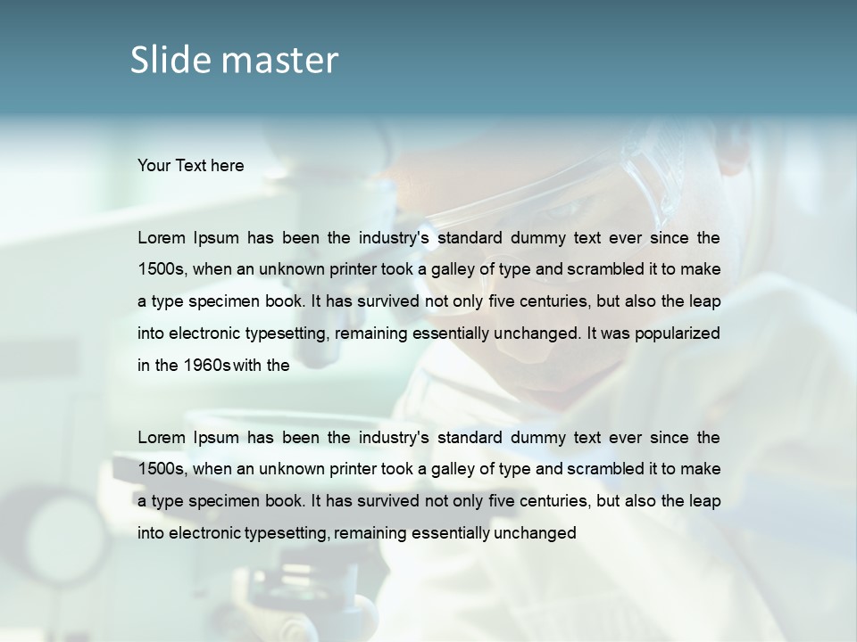 Chemical Eyeglasses Medicine PowerPoint Template