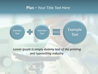 Chemical Eyeglasses Medicine PowerPoint Template