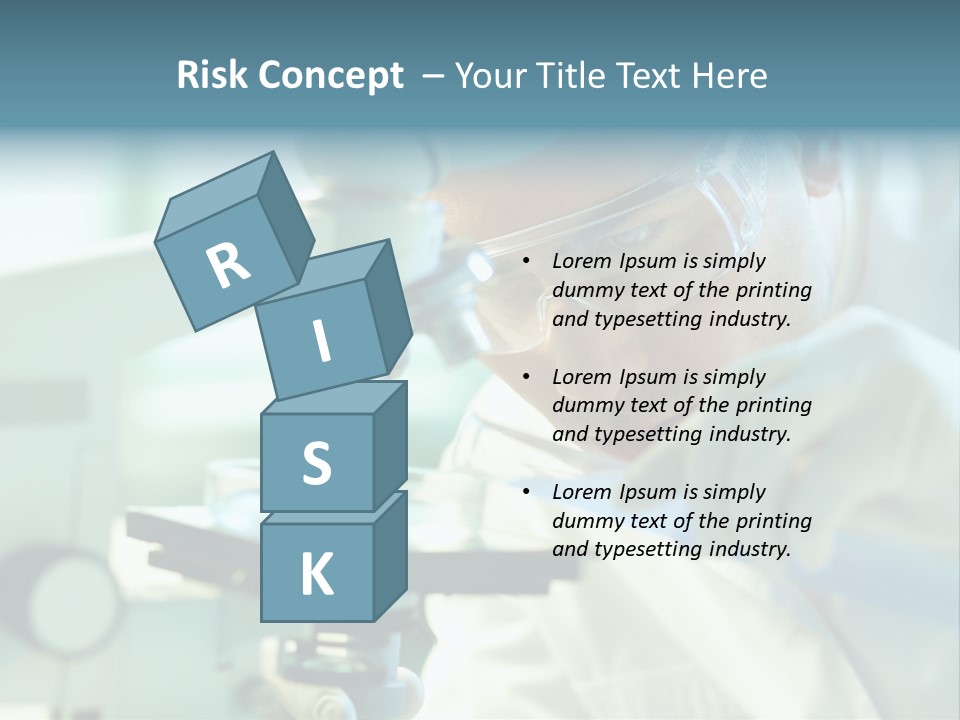 Chemical Eyeglasses Medicine PowerPoint Template