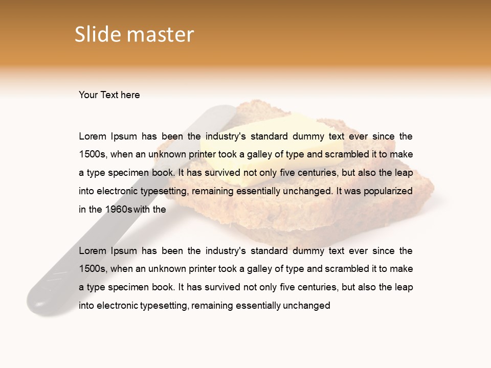 Cut Food Health PowerPoint Template