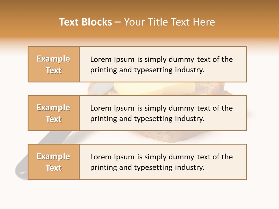 Cut Food Health PowerPoint Template