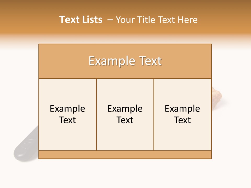 Cut Food Health PowerPoint Template
