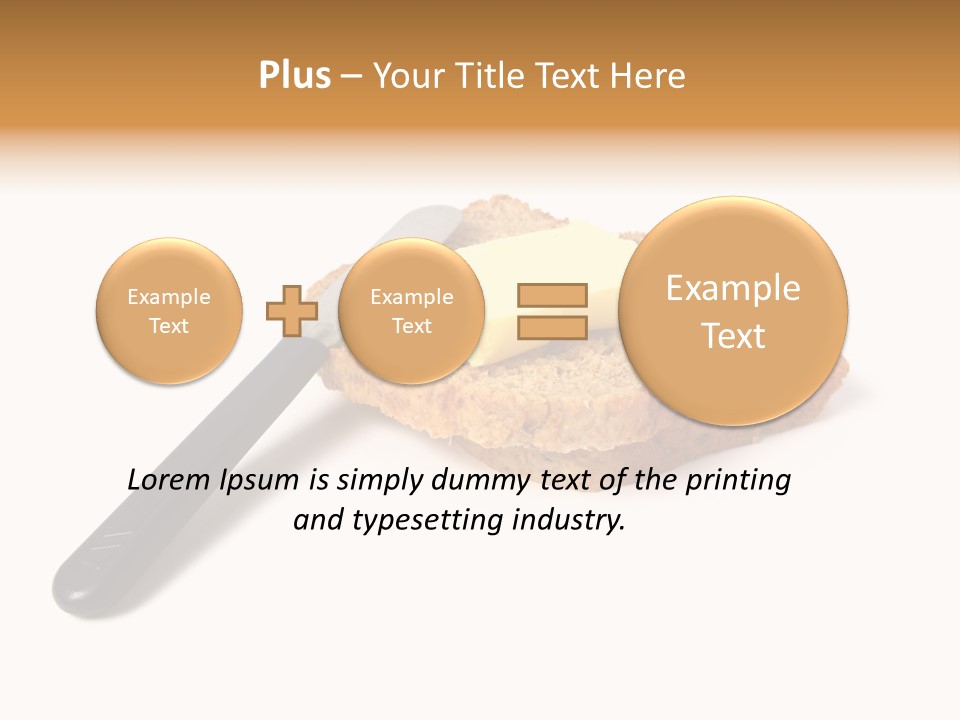 Cut Food Health PowerPoint Template