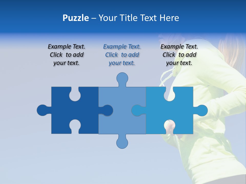 Exercising Music Freedom PowerPoint Template