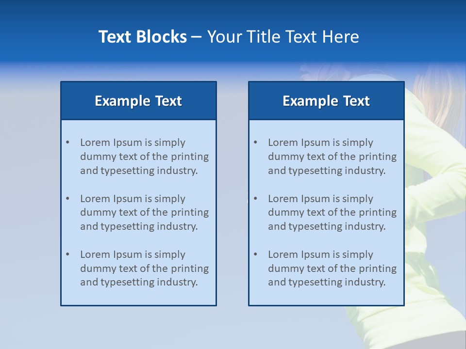 Exercising Music Freedom PowerPoint Template