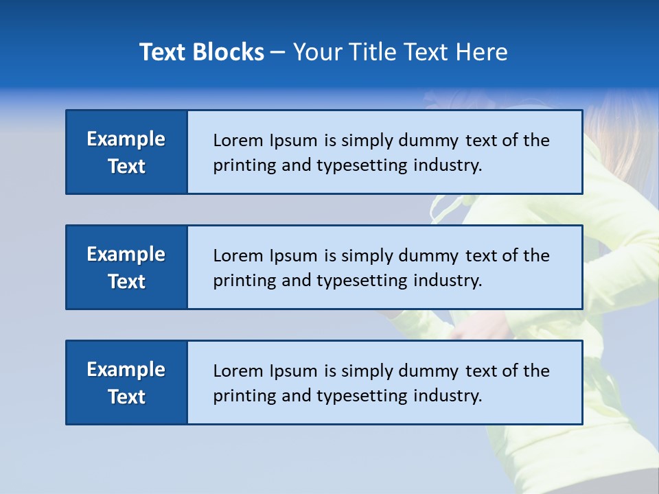 Exercising Music Freedom PowerPoint Template