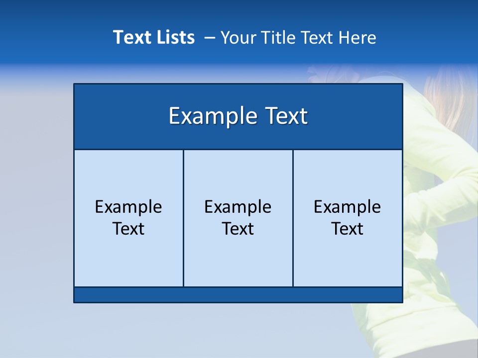 Exercising Music Freedom PowerPoint Template
