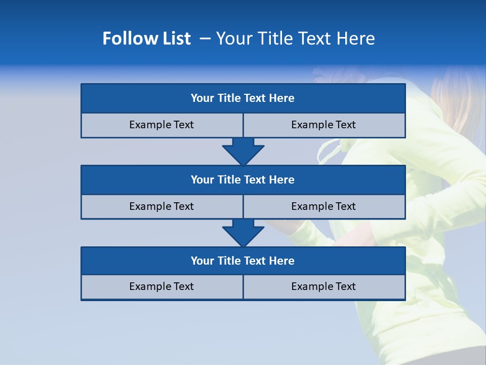 Exercising Music Freedom PowerPoint Template