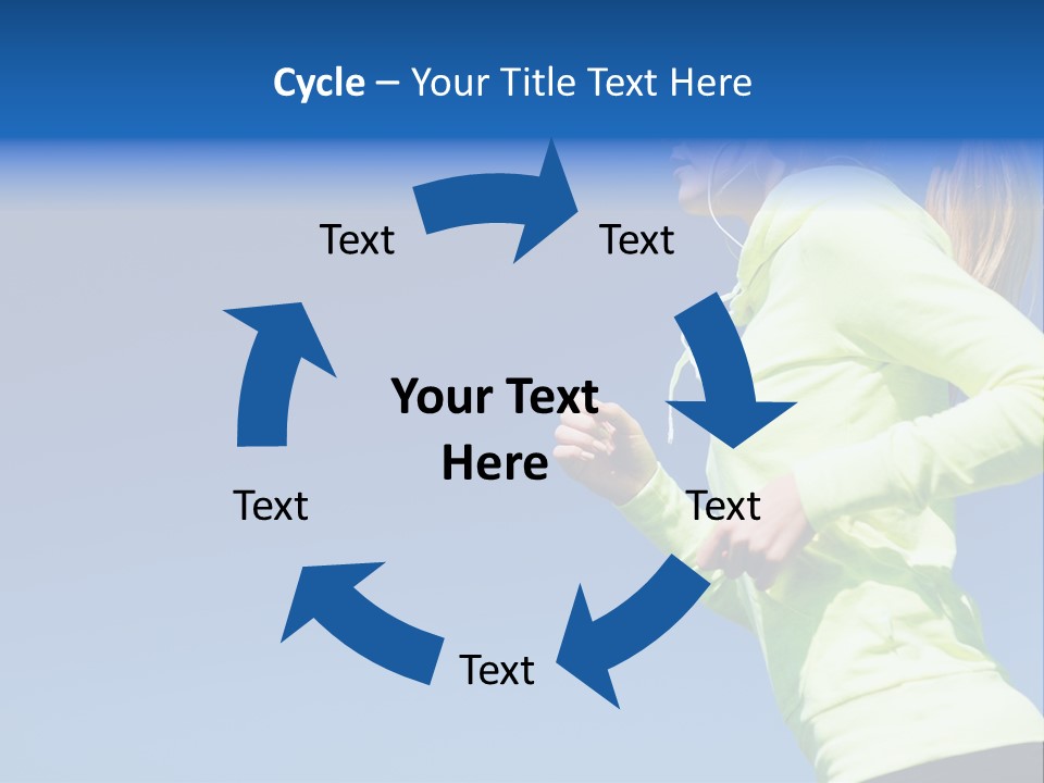 Exercising Music Freedom PowerPoint Template
