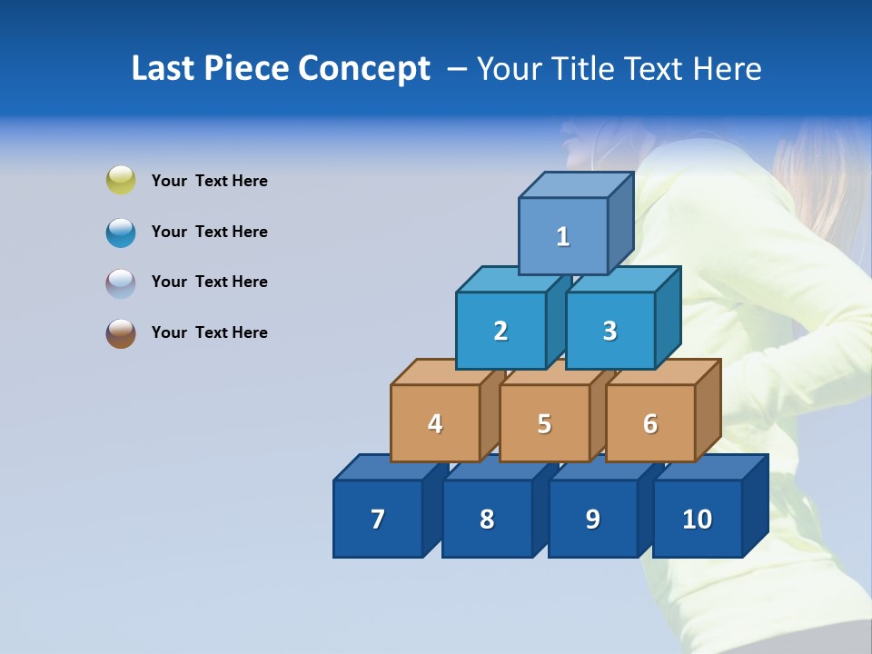 Exercising Music Freedom PowerPoint Template