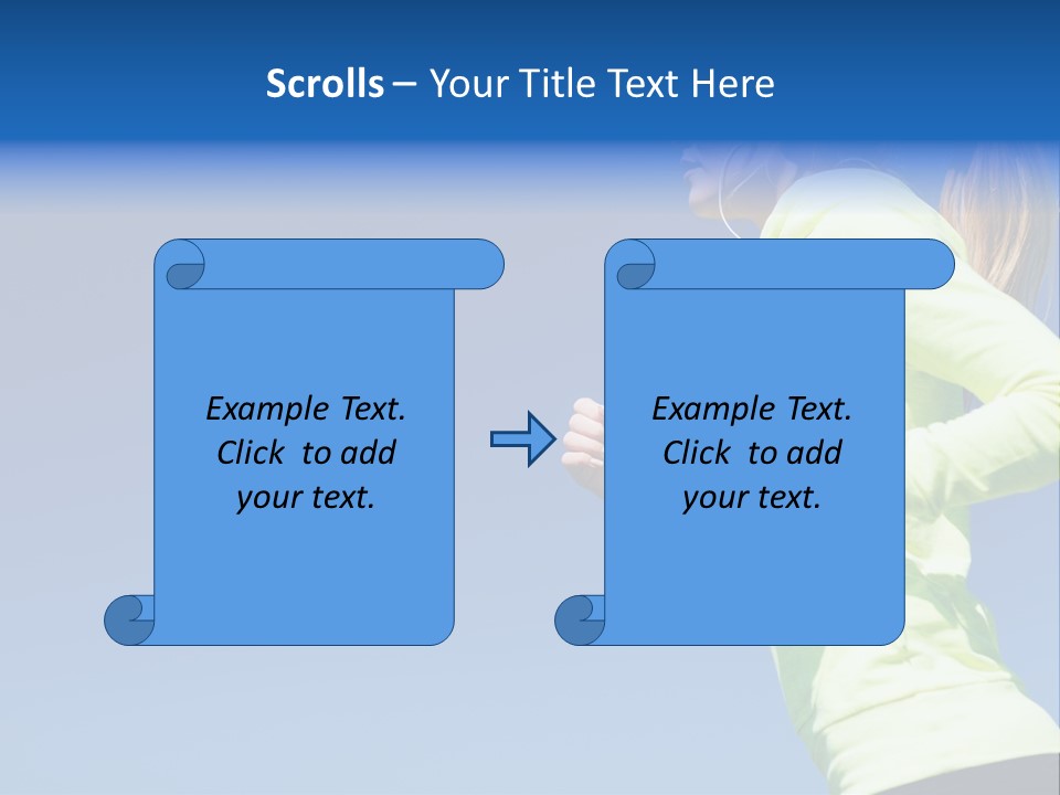 Exercising Music Freedom PowerPoint Template