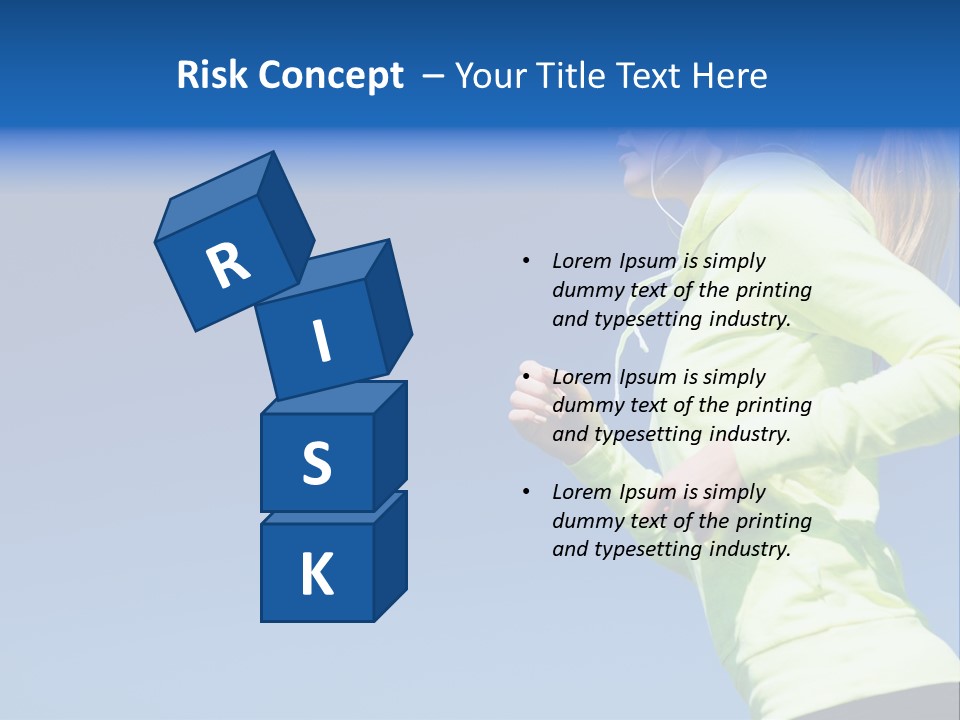 Exercising Music Freedom PowerPoint Template