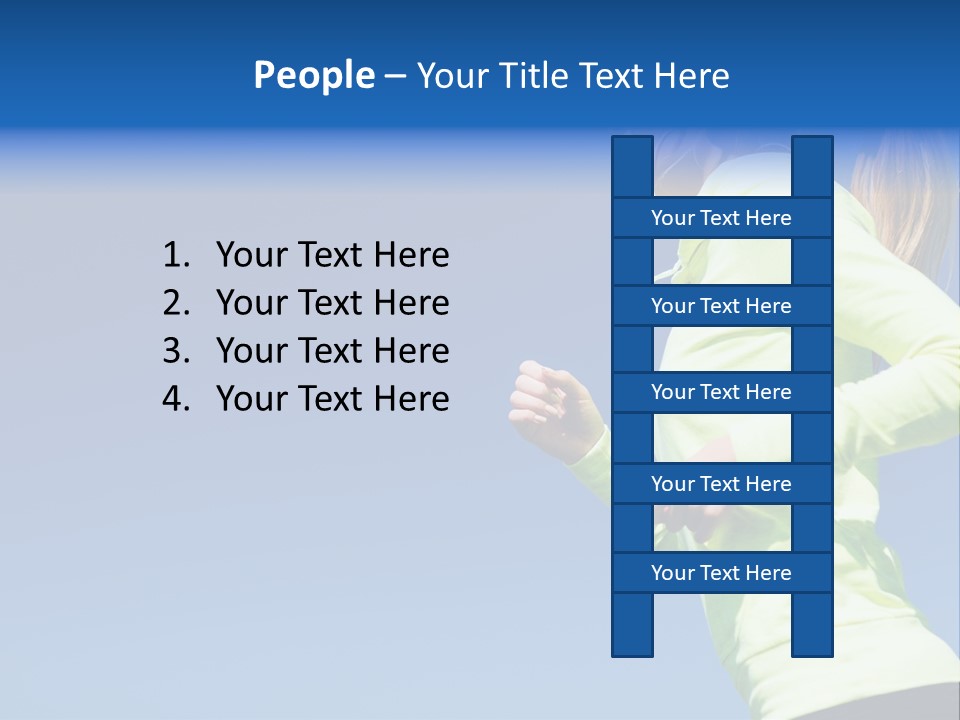 Exercising Music Freedom PowerPoint Template