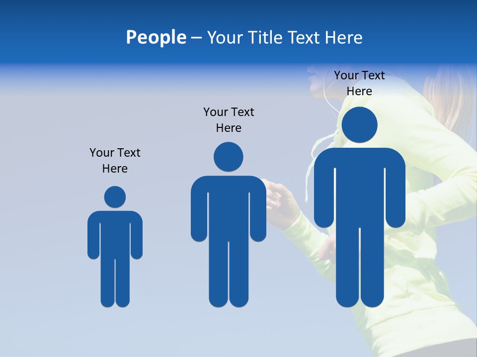 Exercising Music Freedom PowerPoint Template