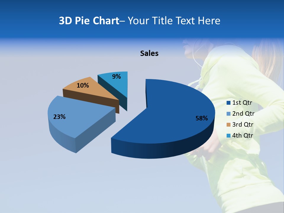 Exercising Music Freedom PowerPoint Template