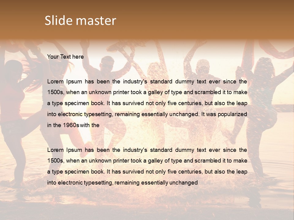 Student Recreational Teenager PowerPoint Template