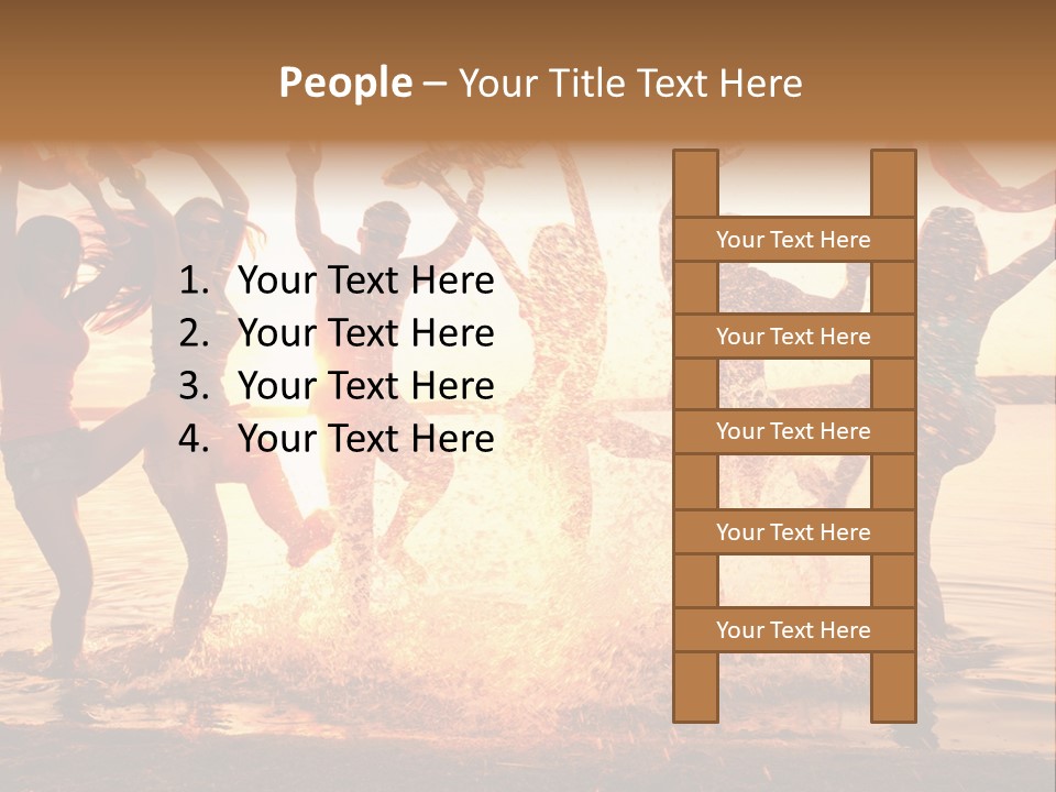 Student Recreational Teenager PowerPoint Template