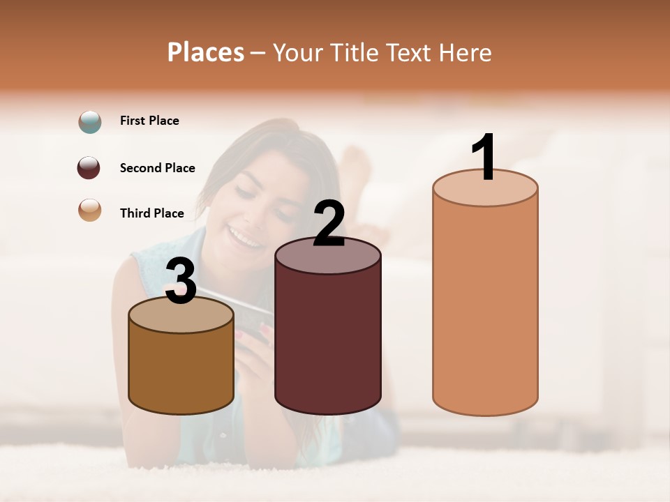 Happiness Toothy Smile Beautiful PowerPoint Template