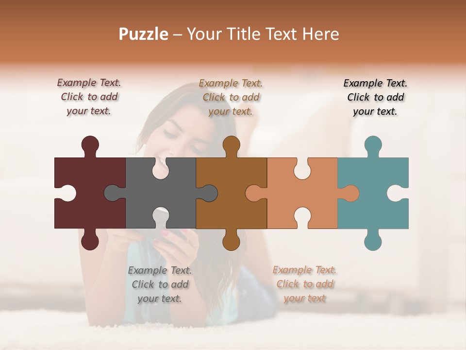 Happiness Toothy Smile Beautiful PowerPoint Template