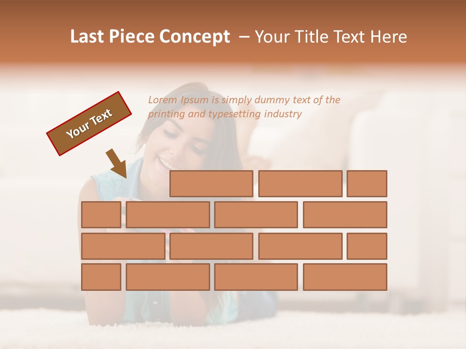 Happiness Toothy Smile Beautiful PowerPoint Template