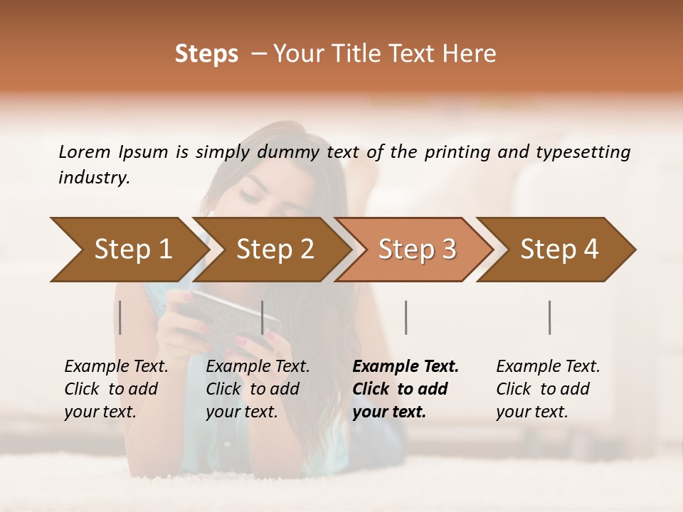 Happiness Toothy Smile Beautiful PowerPoint Template