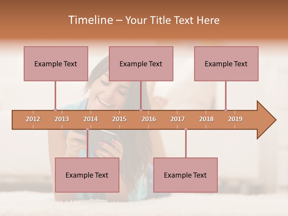 Happiness Toothy Smile Beautiful PowerPoint Template