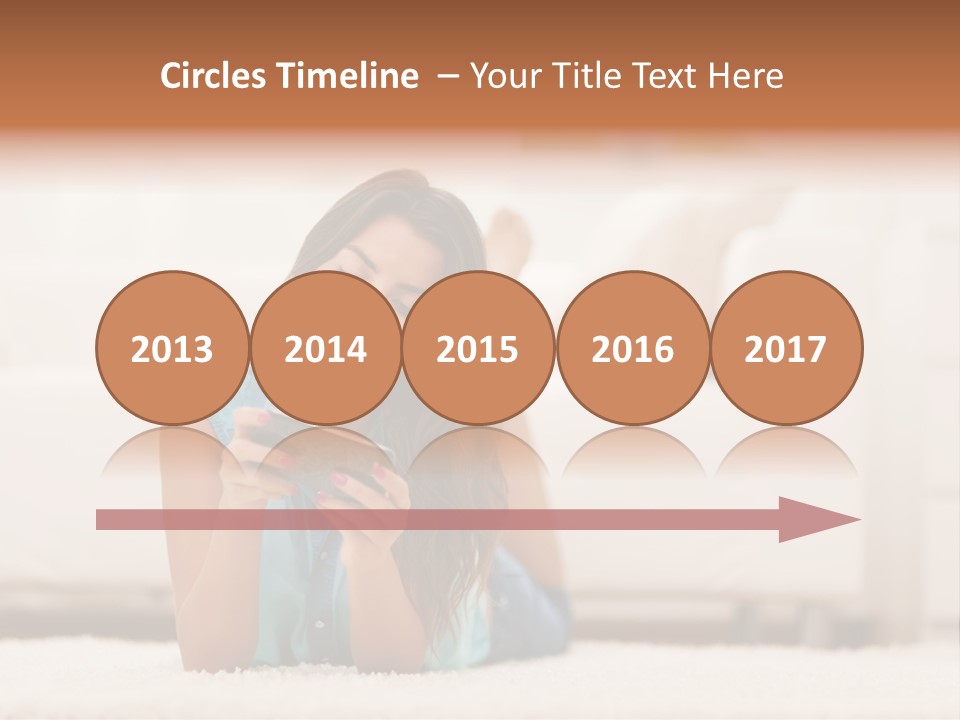 Happiness Toothy Smile Beautiful PowerPoint Template