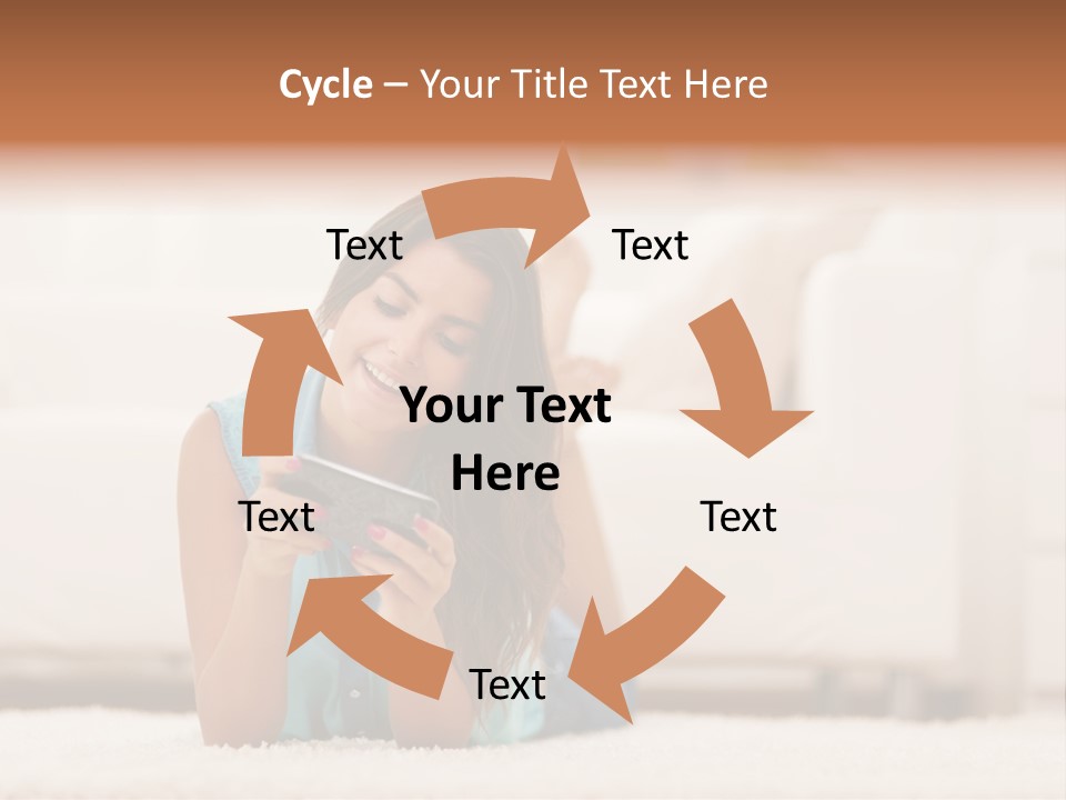 Happiness Toothy Smile Beautiful PowerPoint Template