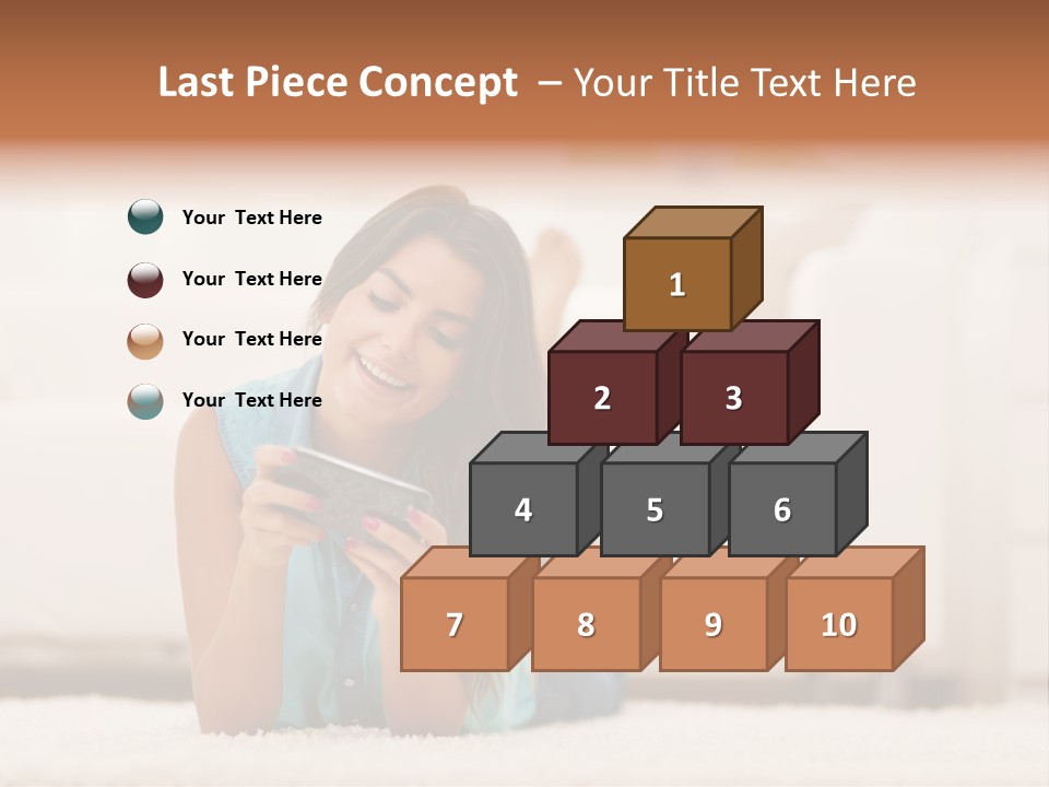 Happiness Toothy Smile Beautiful PowerPoint Template