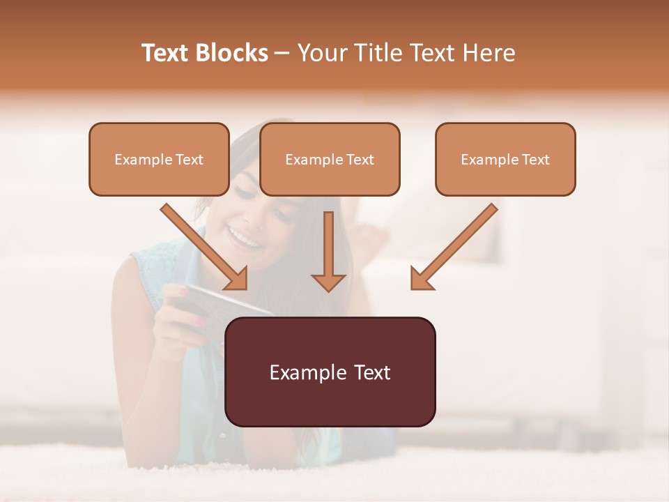 Happiness Toothy Smile Beautiful PowerPoint Template