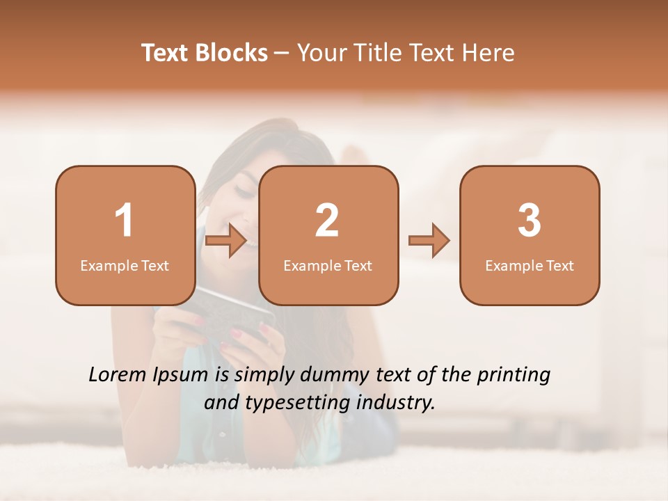 Happiness Toothy Smile Beautiful PowerPoint Template