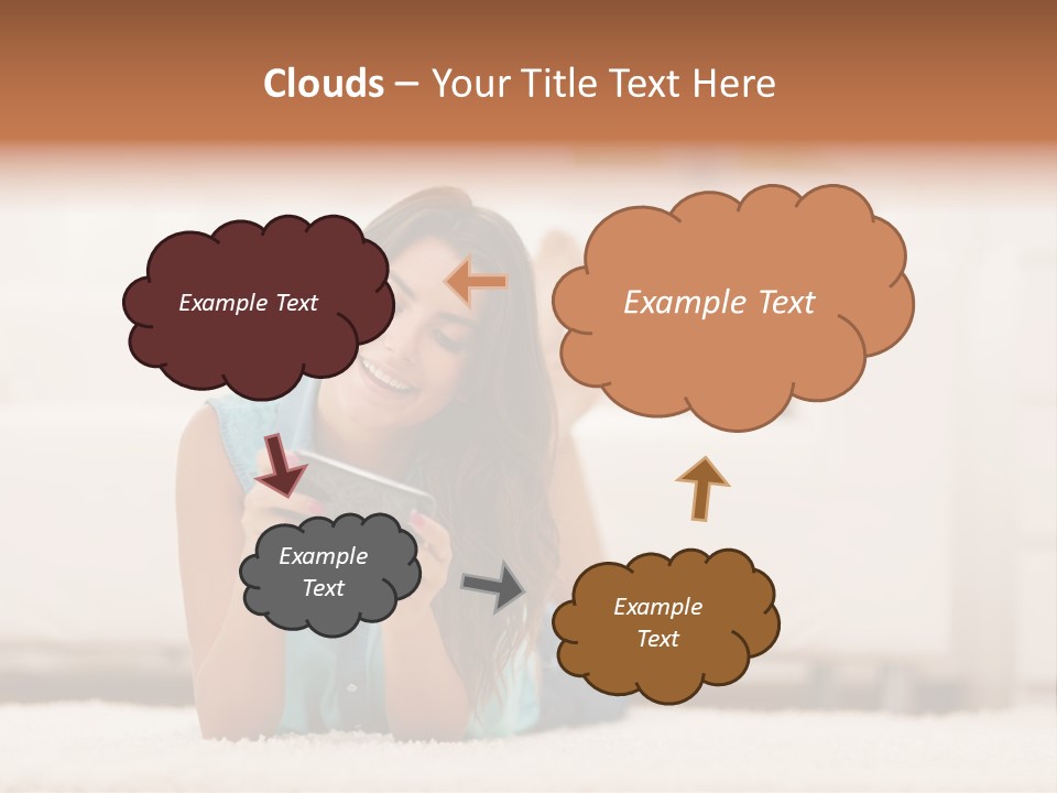 Happiness Toothy Smile Beautiful PowerPoint Template