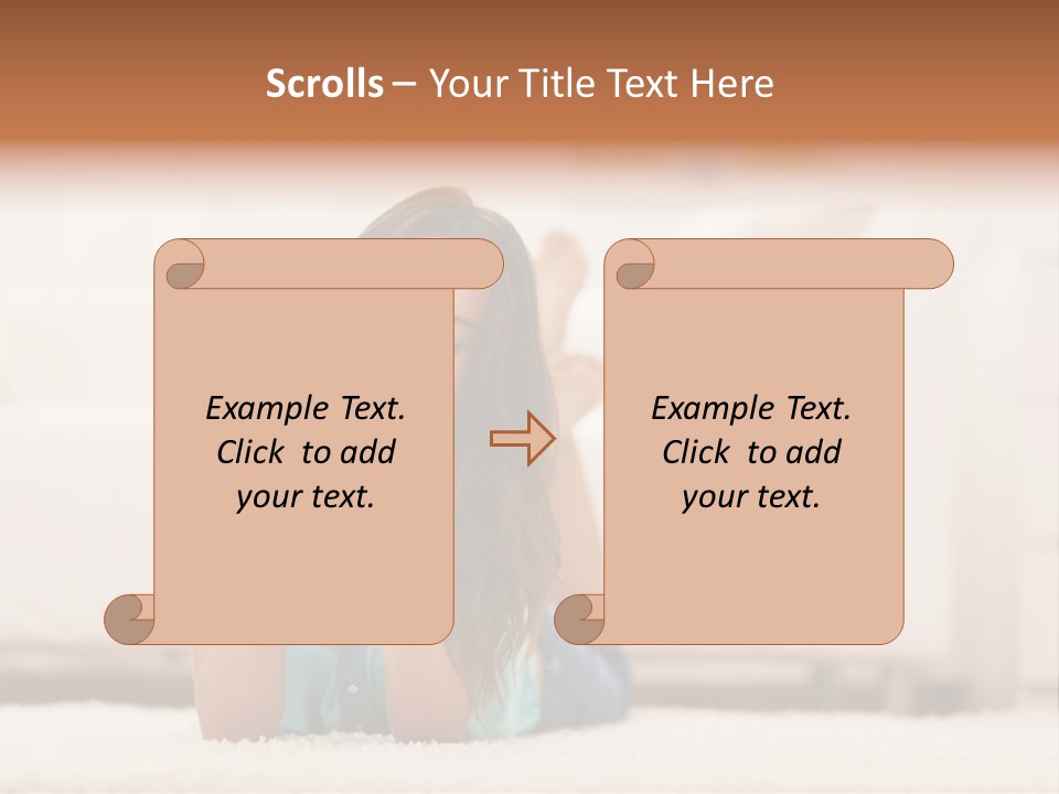 Happiness Toothy Smile Beautiful PowerPoint Template
