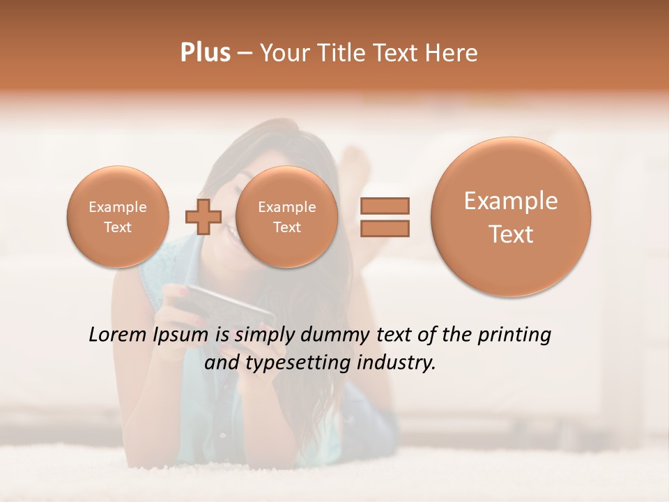Happiness Toothy Smile Beautiful PowerPoint Template