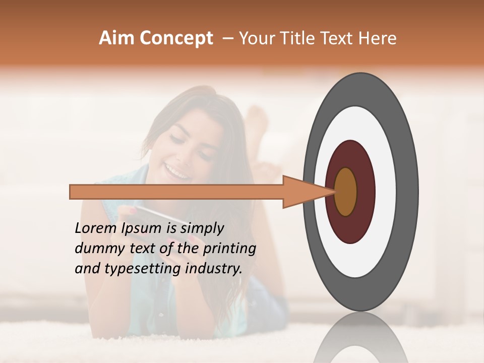 Happiness Toothy Smile Beautiful PowerPoint Template