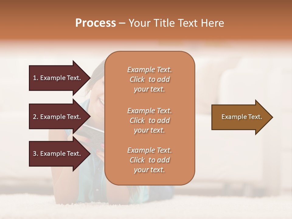 Happiness Toothy Smile Beautiful PowerPoint Template