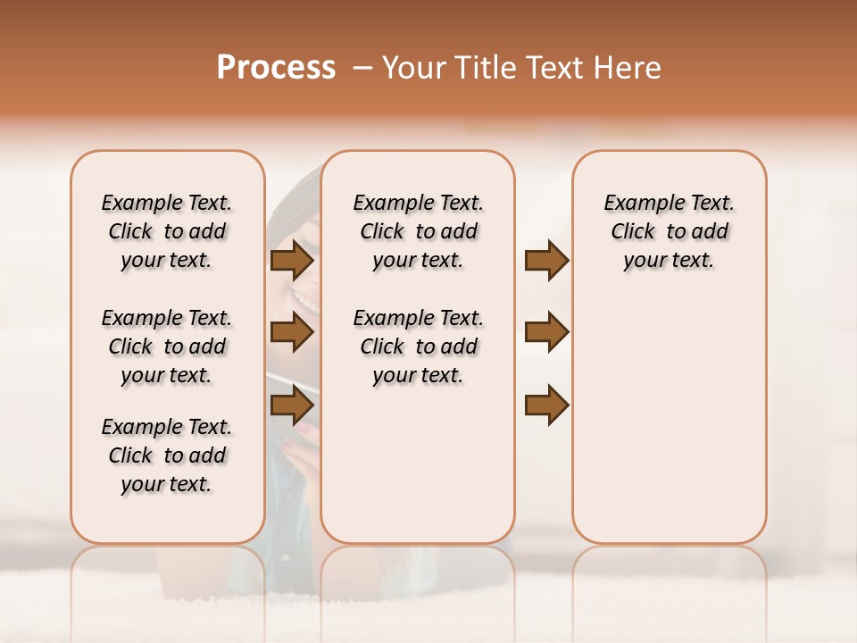 Happiness Toothy Smile Beautiful PowerPoint Template
