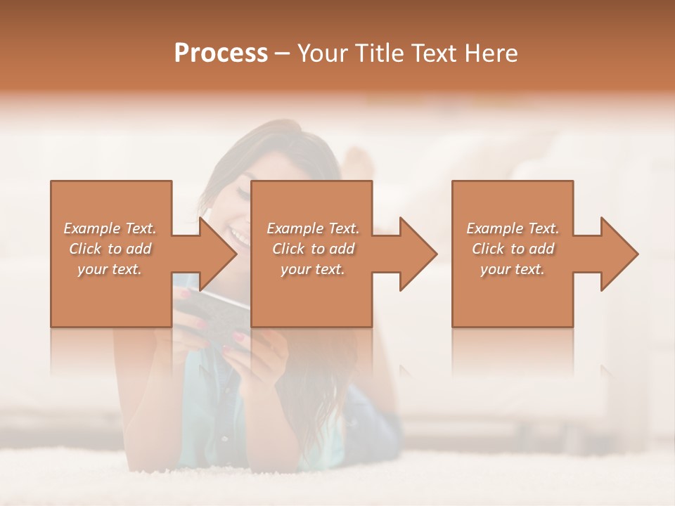 Happiness Toothy Smile Beautiful PowerPoint Template