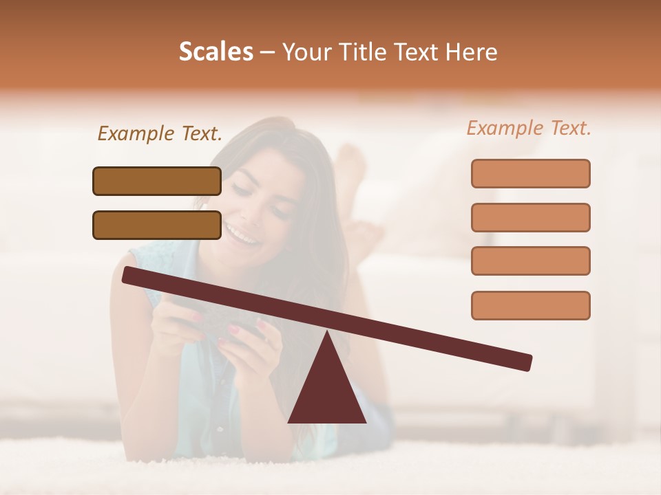 Happiness Toothy Smile Beautiful PowerPoint Template