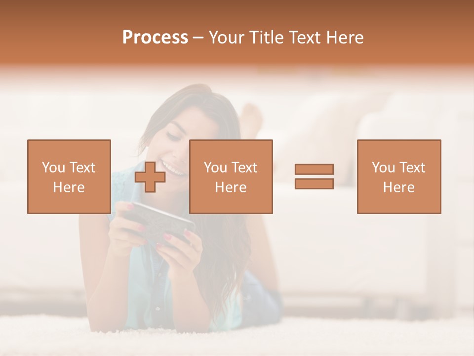 Happiness Toothy Smile Beautiful PowerPoint Template