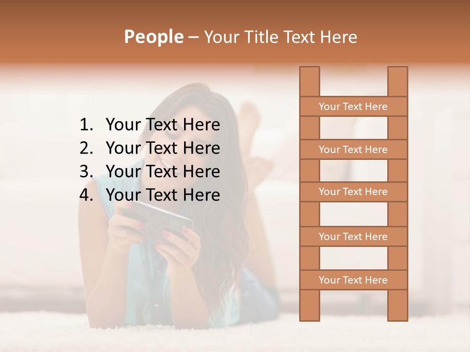 Happiness Toothy Smile Beautiful PowerPoint Template