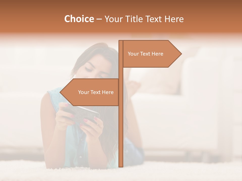 Happiness Toothy Smile Beautiful PowerPoint Template