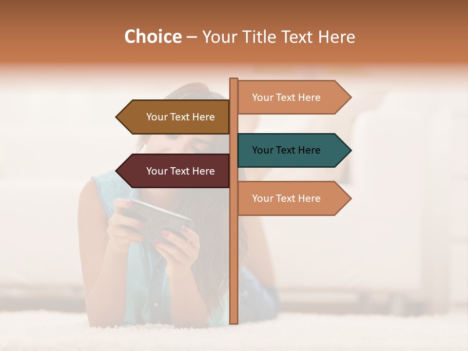 Happiness Toothy Smile Beautiful PowerPoint Template