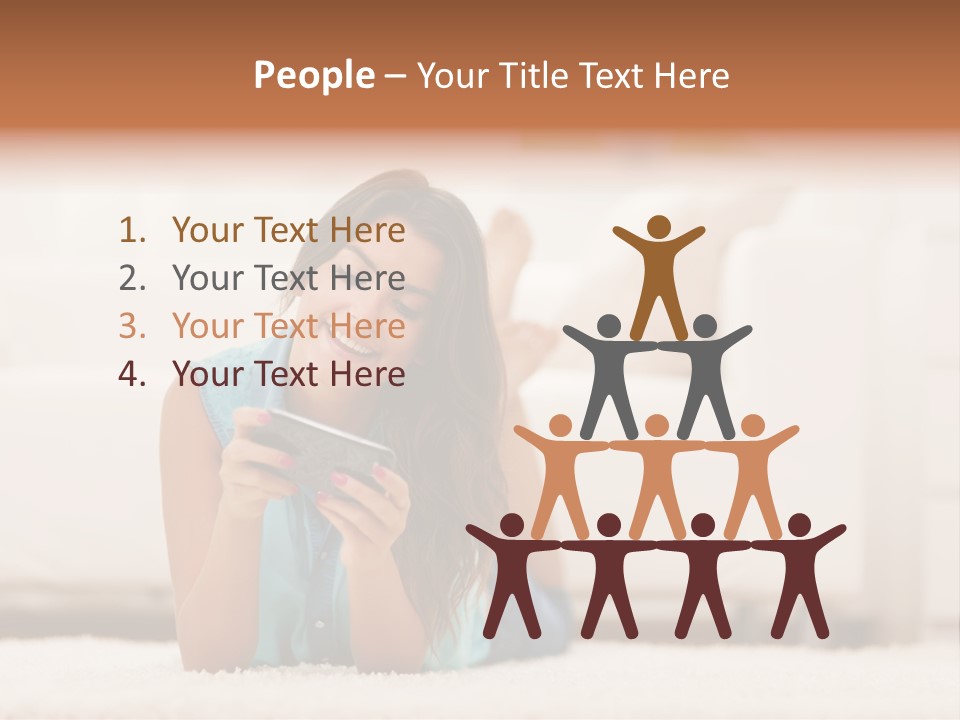 Happiness Toothy Smile Beautiful PowerPoint Template