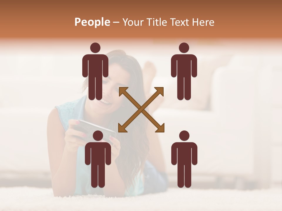 Happiness Toothy Smile Beautiful PowerPoint Template