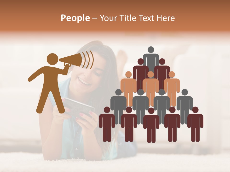 Happiness Toothy Smile Beautiful PowerPoint Template